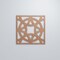 Ekena Millwork Large Brownsville Decorative Fretwork Wood Wall Panels, Wood, 23 3/8"W x 23 3/8"H x 3/8"T WALW24X24X0375BNEMF - alternate 4